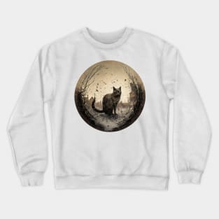 Unleash Your Inner Cat Warrior with Unique Designs Crewneck Sweatshirt